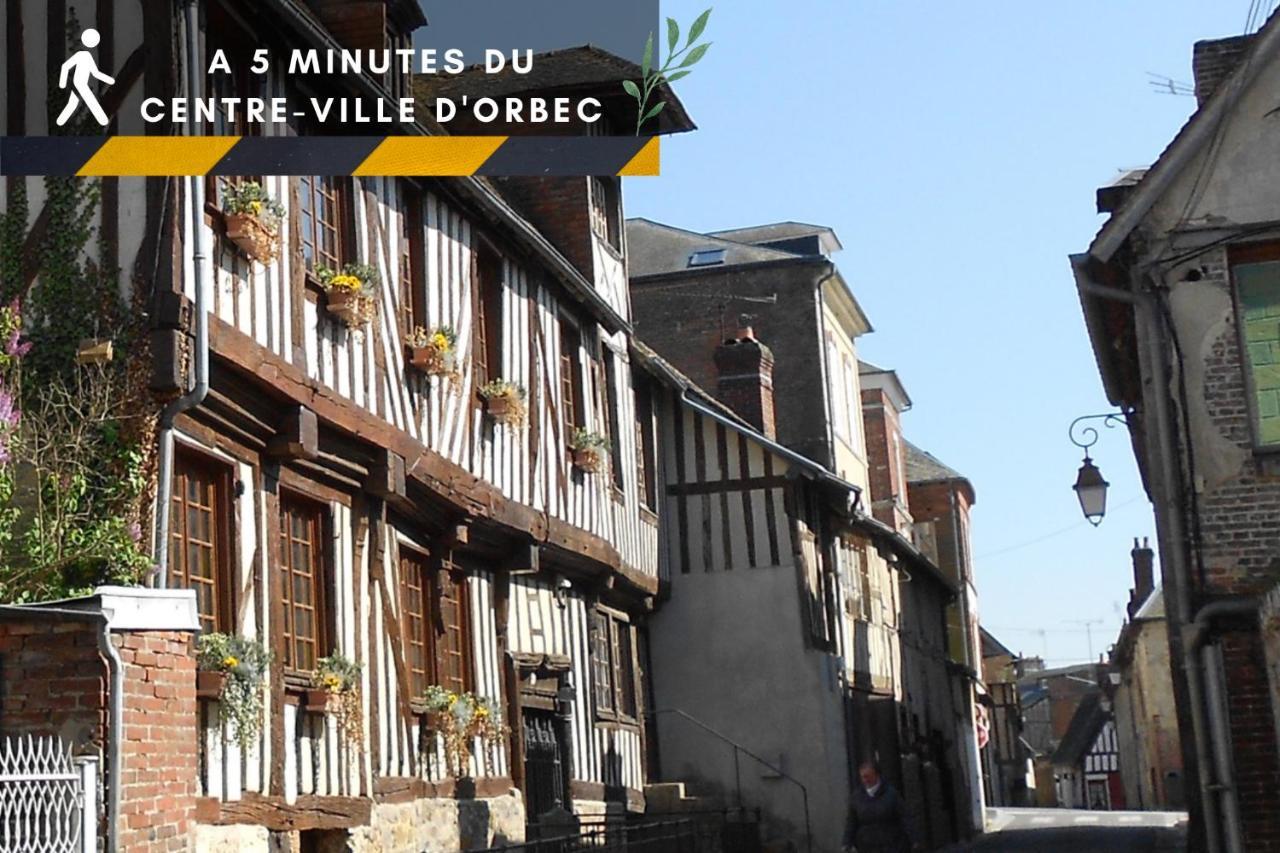 Suite Indus - Jardin, Netflix Et Parking - Le Manoir Aux Pommes Orbec Luaran gambar
