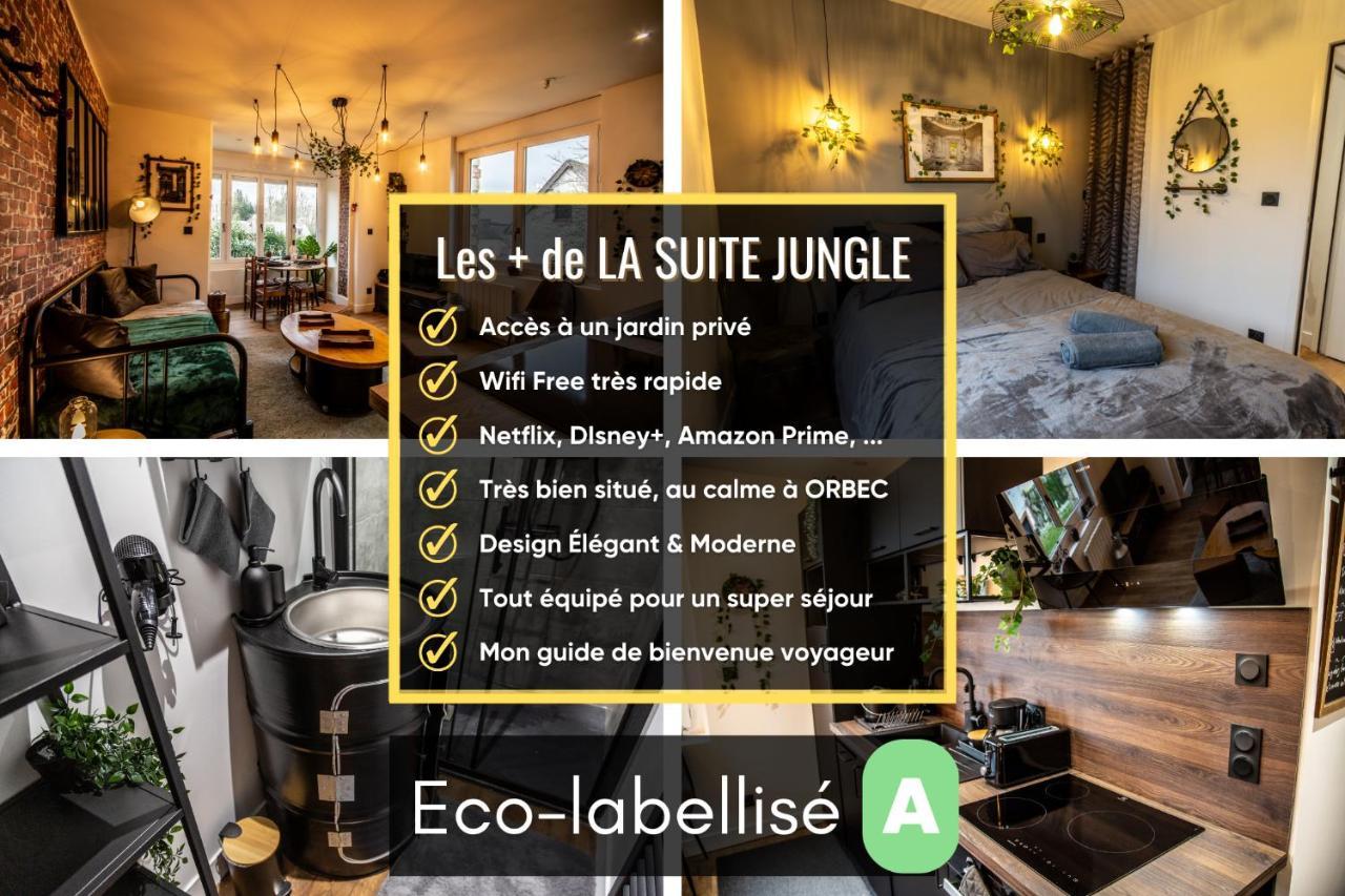 Suite Indus - Jardin, Netflix Et Parking - Le Manoir Aux Pommes Orbec Luaran gambar